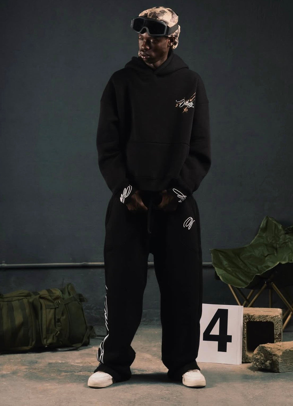 Camo hoodie set
