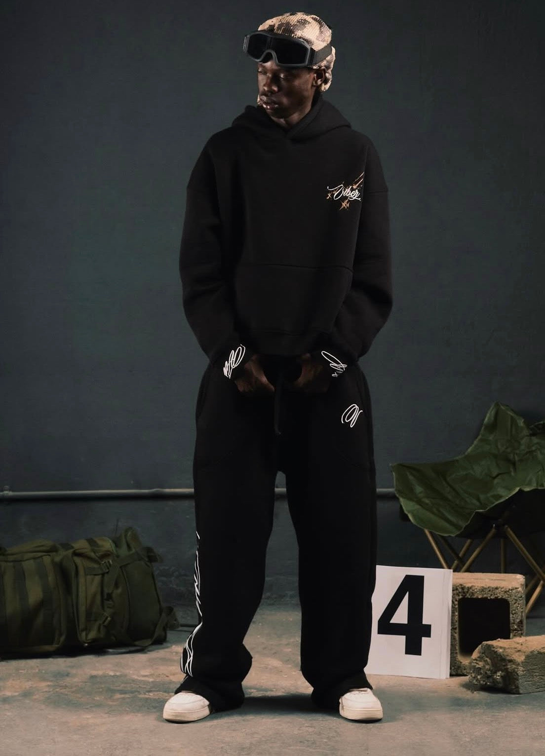 Camo hoodie set