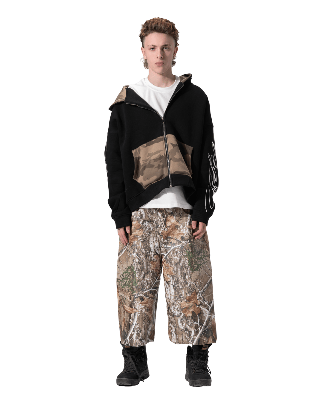 Camo zipper jacket