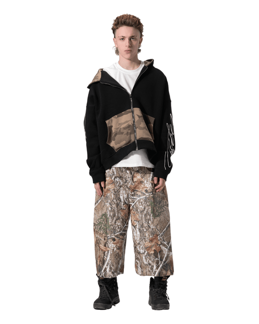 Camo zipper jacket